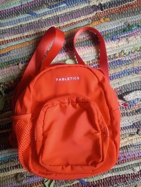 Fabletics Orange Mini Backpack